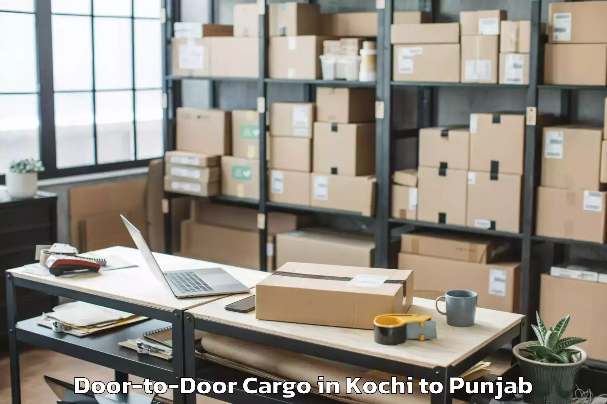 Kochi to Nabha Door To Door Cargo Booking